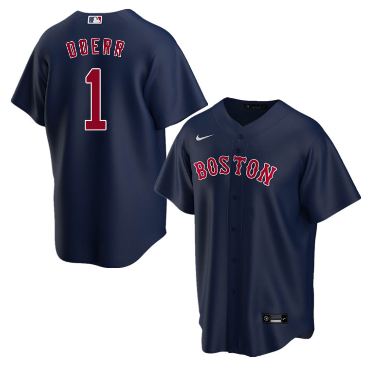 Nike Men #1 Bobby Doerr Boston Red Sox Baseball Jerseys Sale-Navy